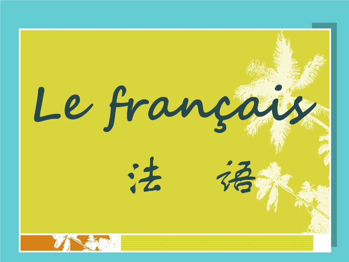 法語(yǔ)翻譯